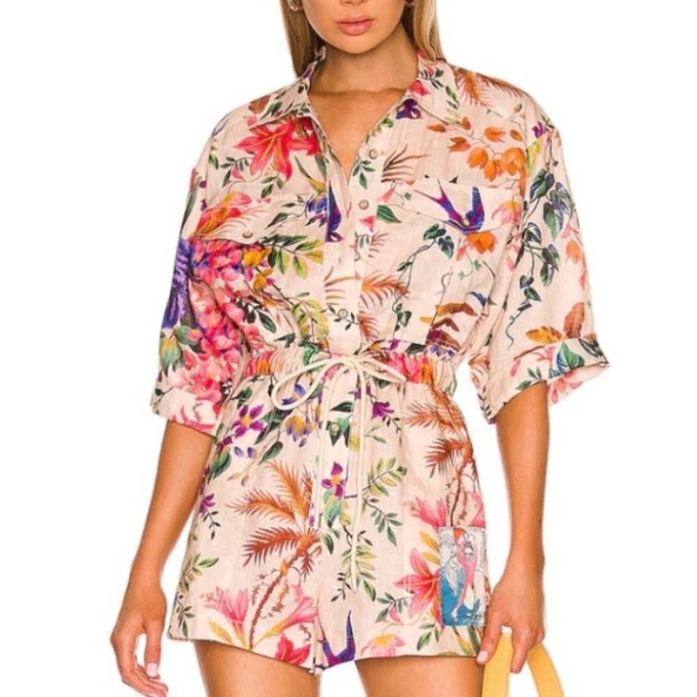 Zimmermann Tropicana Utility Playsuit